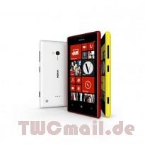 nokia lumia 720 red white yellow