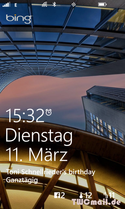 Windows Phone Lock Screen