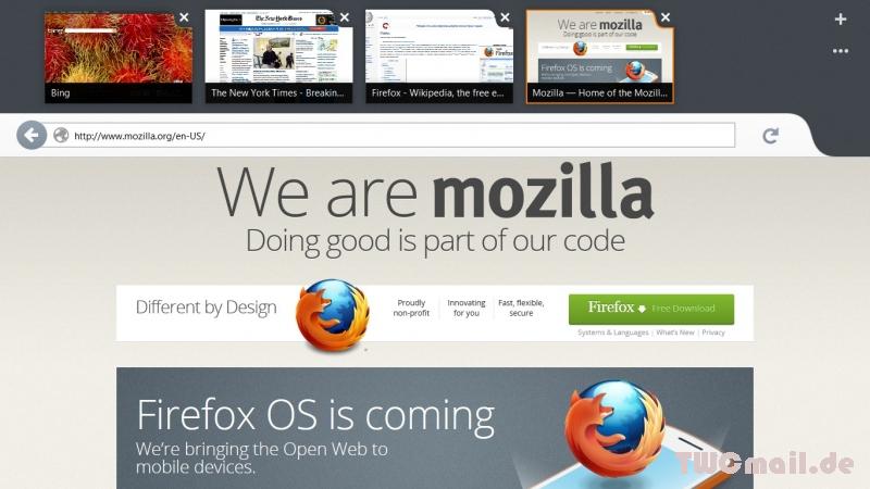 Mozilla Firefox for Modern UI
