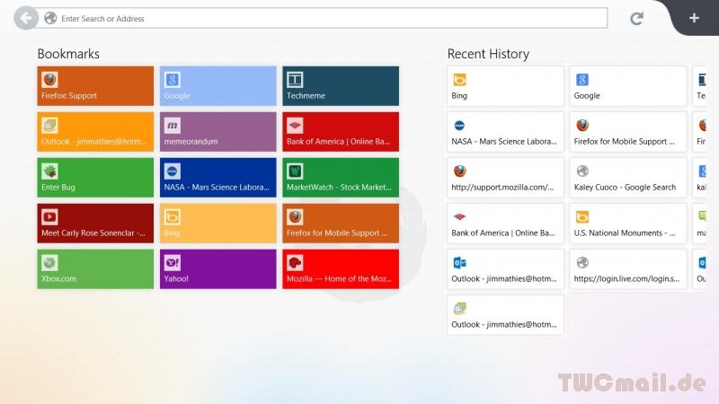 Mozilla Firefox for Modern UI