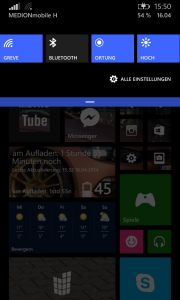 Statusleiste Windows Phone 8.1