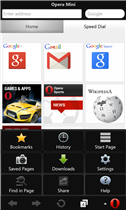Opera Mini Screenshot