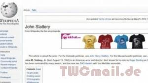 Wikipedia mit Werbung