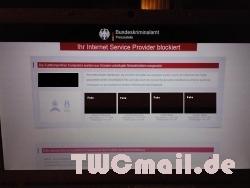 Vor diesem Popup warnt das BKA