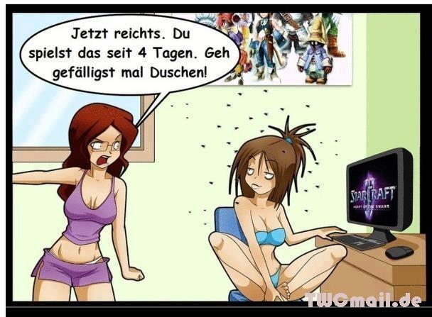 Geh gefälligst mal duschen