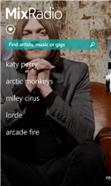 Nokia MixRadio Store