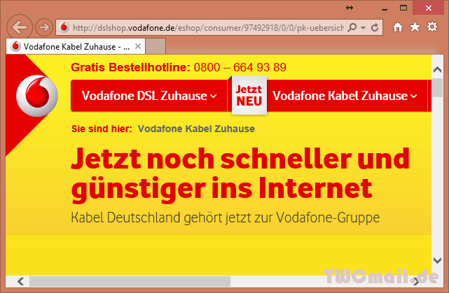 Kabel Deutschland & Vodafone